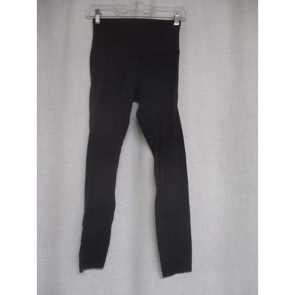 LULULEMON Black High Waist Performance Yoga Leggings pants Sz 4
